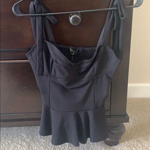 NWT UO Peplum Bustier Top size medium
